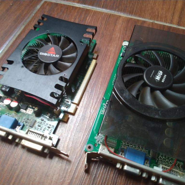 VGA GT220/240 1gb 128bit DDR3 no pin power