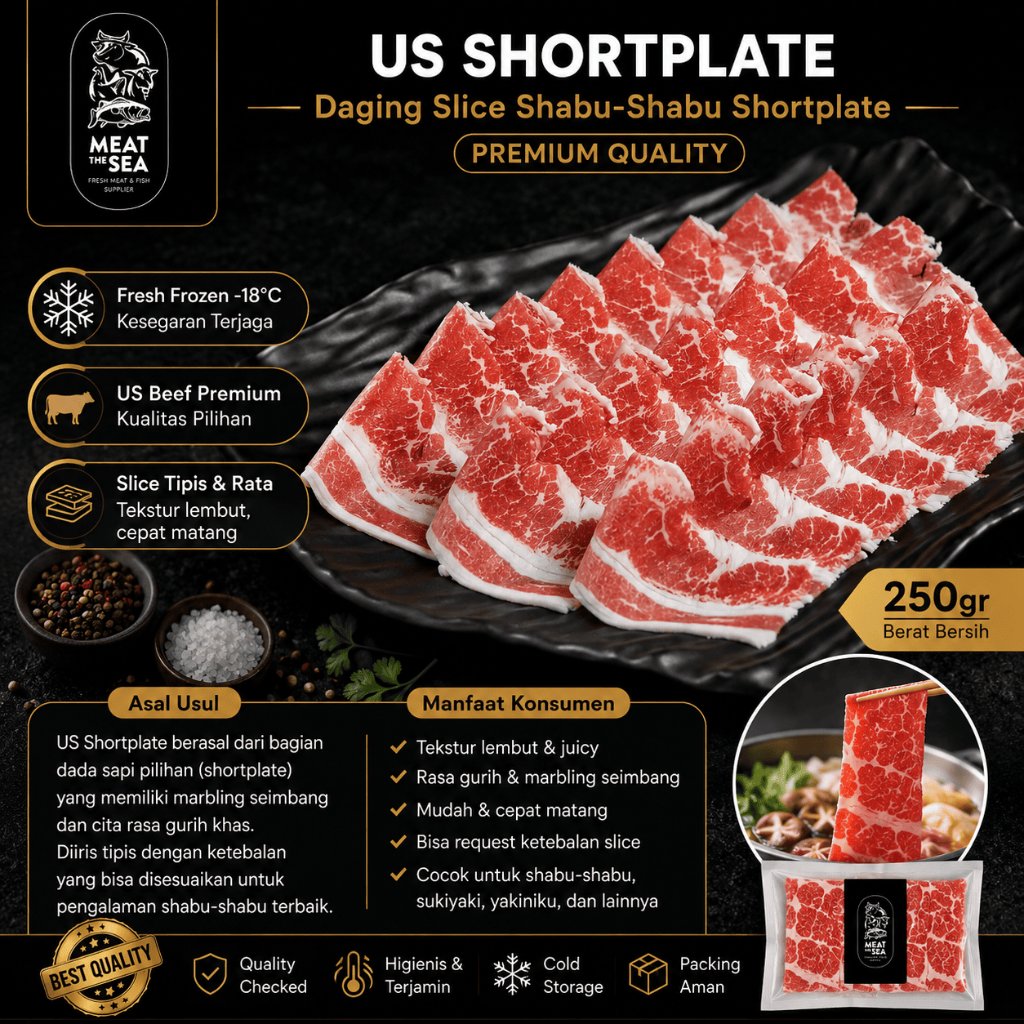 US Shortplate / Daging Slice / Shabu Shabu Shortplate