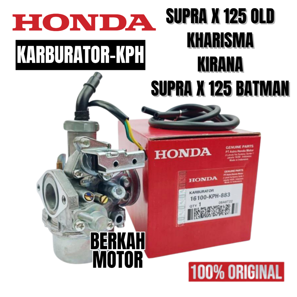 16100-KPH-883 Karburator KPH Honda Karisma Supra 125 Kirana Original