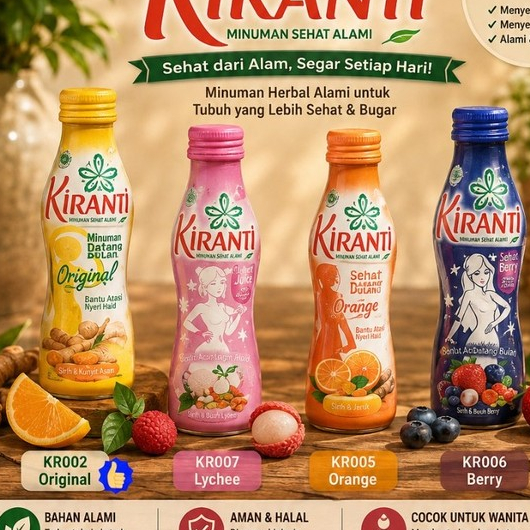 Kiranti Minuman Herbal Alam Minuman Sehat Asli 1 DUS