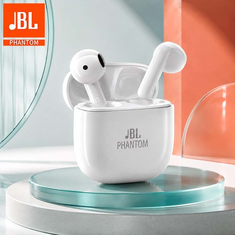 JBL Phantom COD ORI  Earphone Bluetooth Nirkabel Sejati Baru Headphone Suara HiFi Latensi Rendah Pen