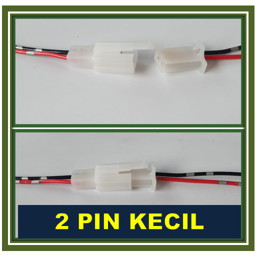 Soket 2 pin kecil / socket 2 pin kecil / konektor 2 pin kecil / soket kabel 2 pin untuk kelistrikan 