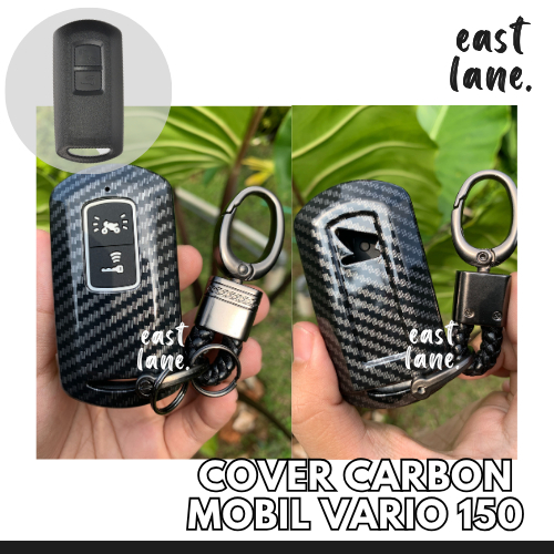 Carbon Sarung Kunci Vario 150 / Scoopy REMOTE LEBAR Remote Keyless Smartkey Honda Prestige 2020-2022