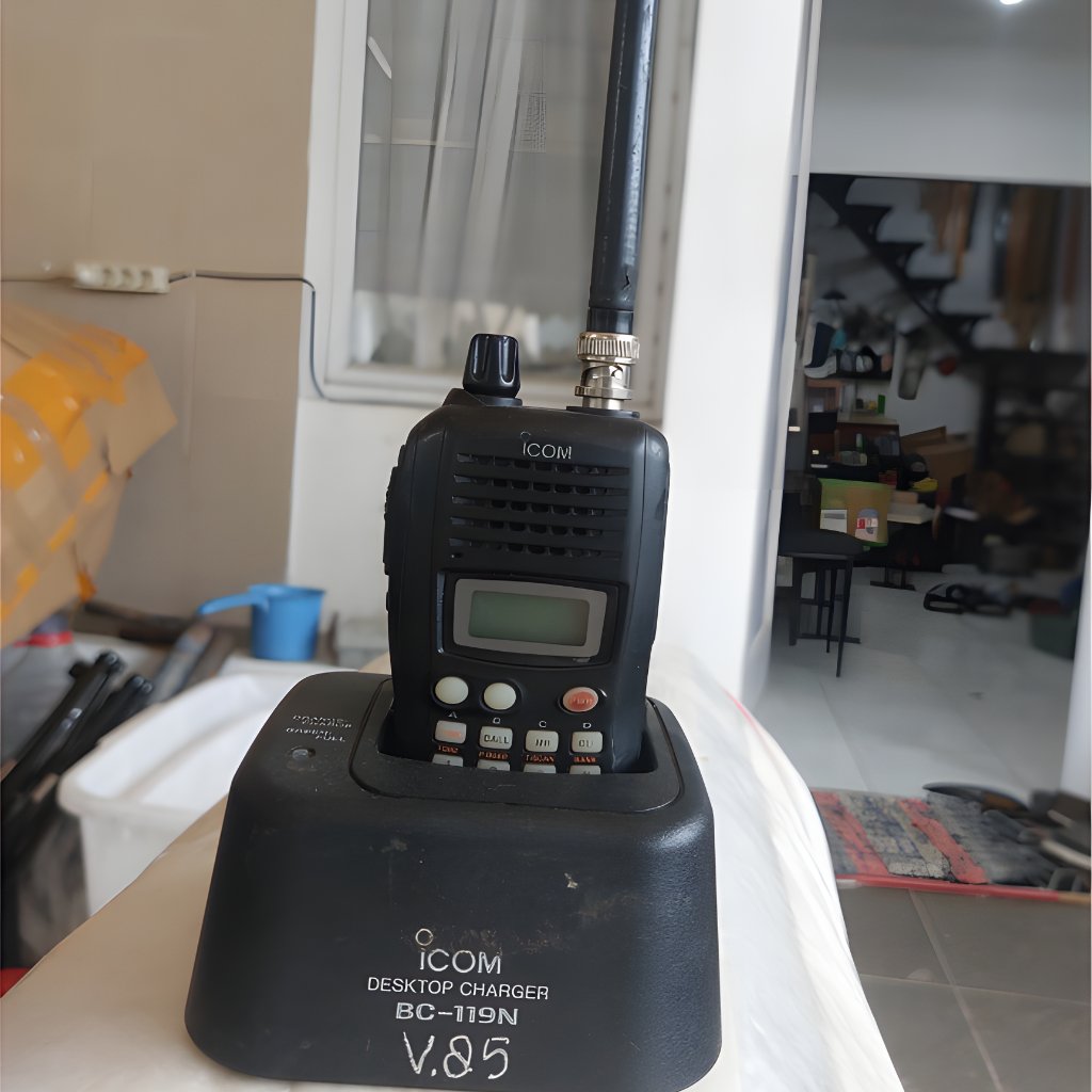 Ht Icom Ic-V85 Frekuensi Vhf ICOM V85 Normal Lengkap Charger