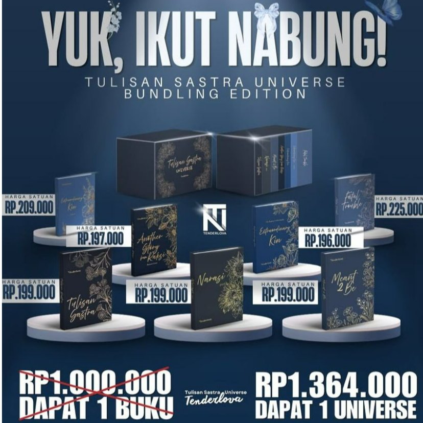 pelunasan ongkir Tulisan sastra bundling