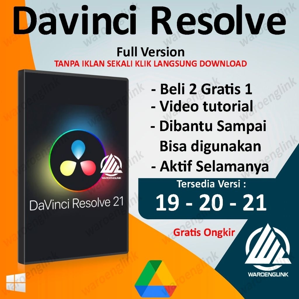 DaVinci Resolve Davinci terbaru Davinci 2026 full version permanen