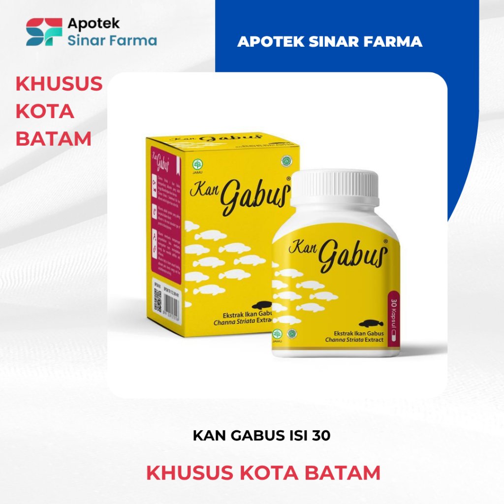 KAN GABUS ISI 30KAPSUL (KAPSUL IKAN GABUS)