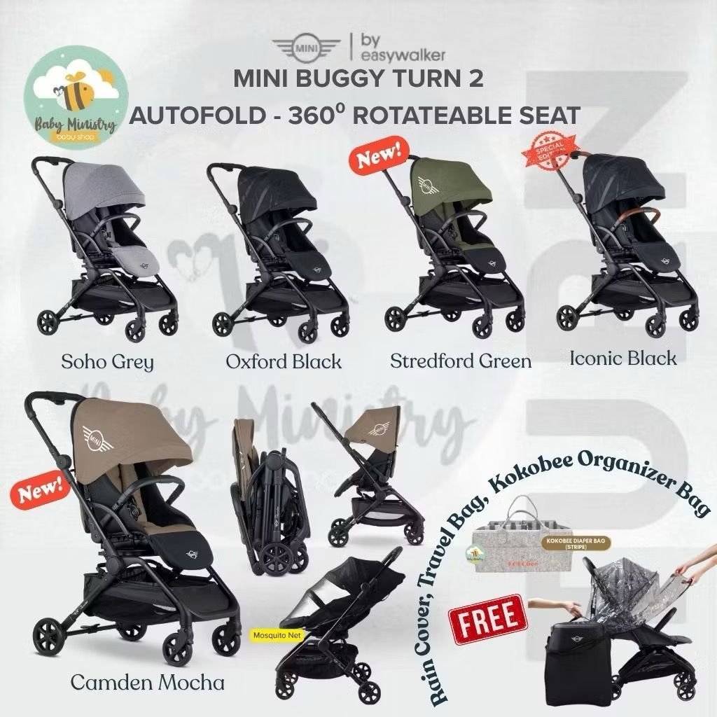Easywalker Mini Buggy Turn 2  Stroller NEW VERSION / EASYWALKER MINI BUGGY TURN STROLLER