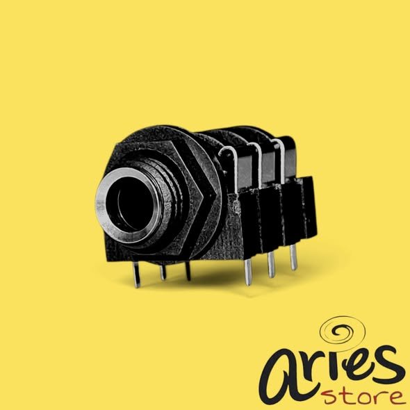 SOKET MIC STEREO KELABANG atau SOKET AKAI STEREO PLASTIK