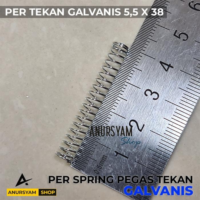 Per Pegas Tekan Ukuran Berbeda | Per Spring Pegas | Per Tekan