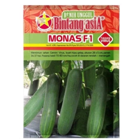 Benih Timun Monas Bintang Asia 10 gr