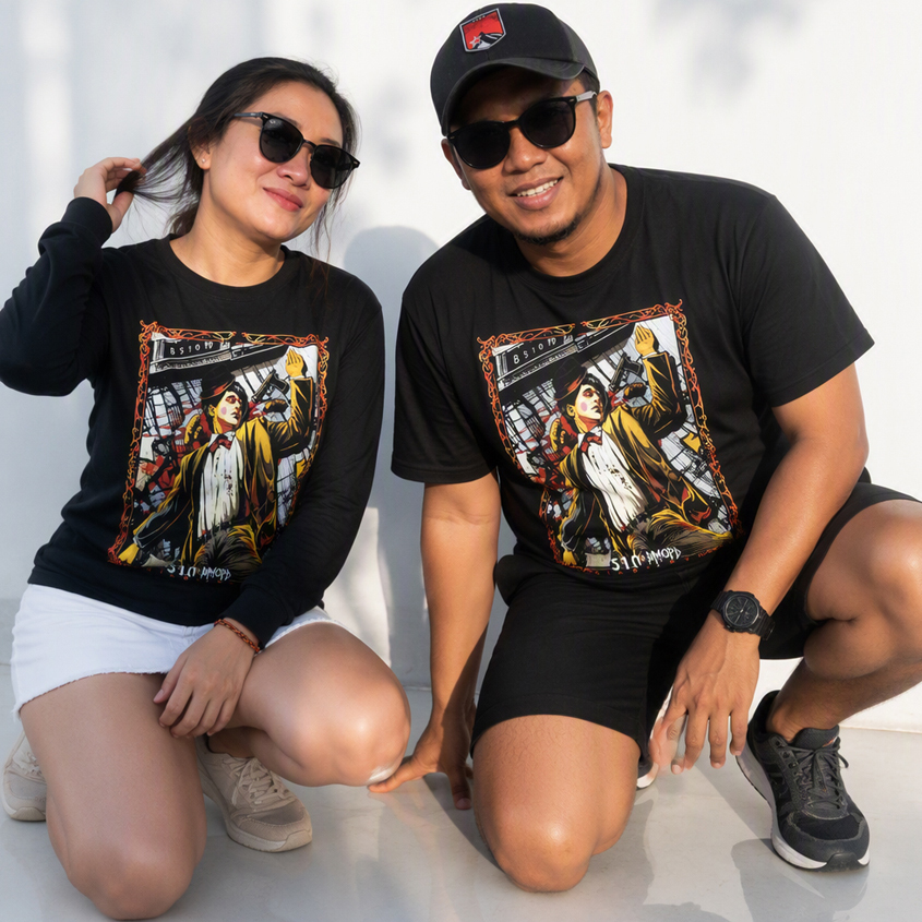 Kaos 510 X BIMOPD Tshirt Bahan 100% Cotton | Tangan Pendek & Tangan Panjang | Shortsleeve & Longslee