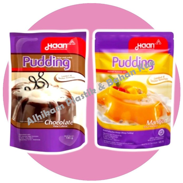 HAAN PUDING CHOCOLATE - MANGGA Premix Instant 145gr - PUDING HAAN COKLAT - MANGGA