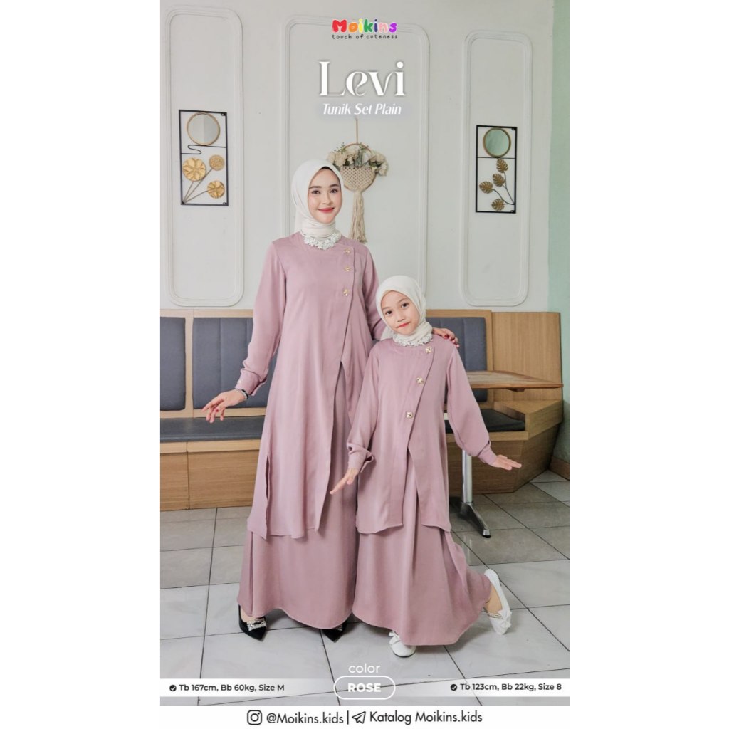 Levi Tunik Set Plain Couple