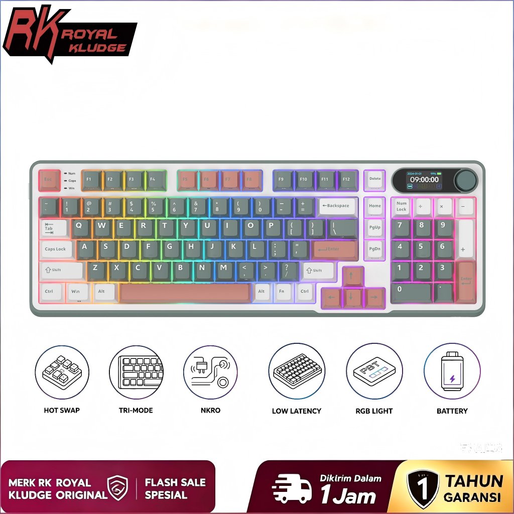 Royal Kludge RK S98 Camping 98 Key Gaming Keyboard