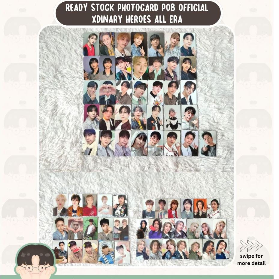 READY INA - XDINARY HEROES POB PHOTOCARD ALL ERA Gunil Jungsu Gaon Ode Junhan Jooyeon Deadlock Livel