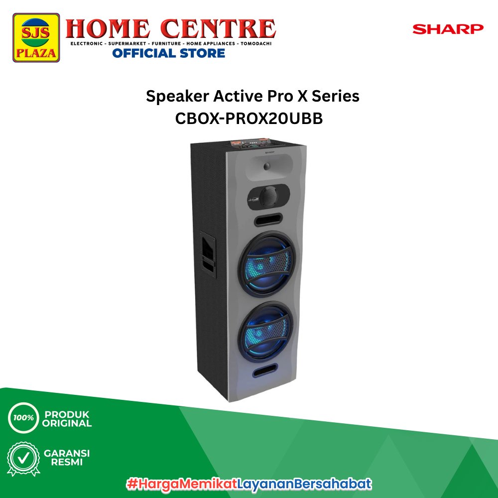 Sharp CBOX PROX20UBB Audio dan Speaker CBOX-PROX20UBB Pro X