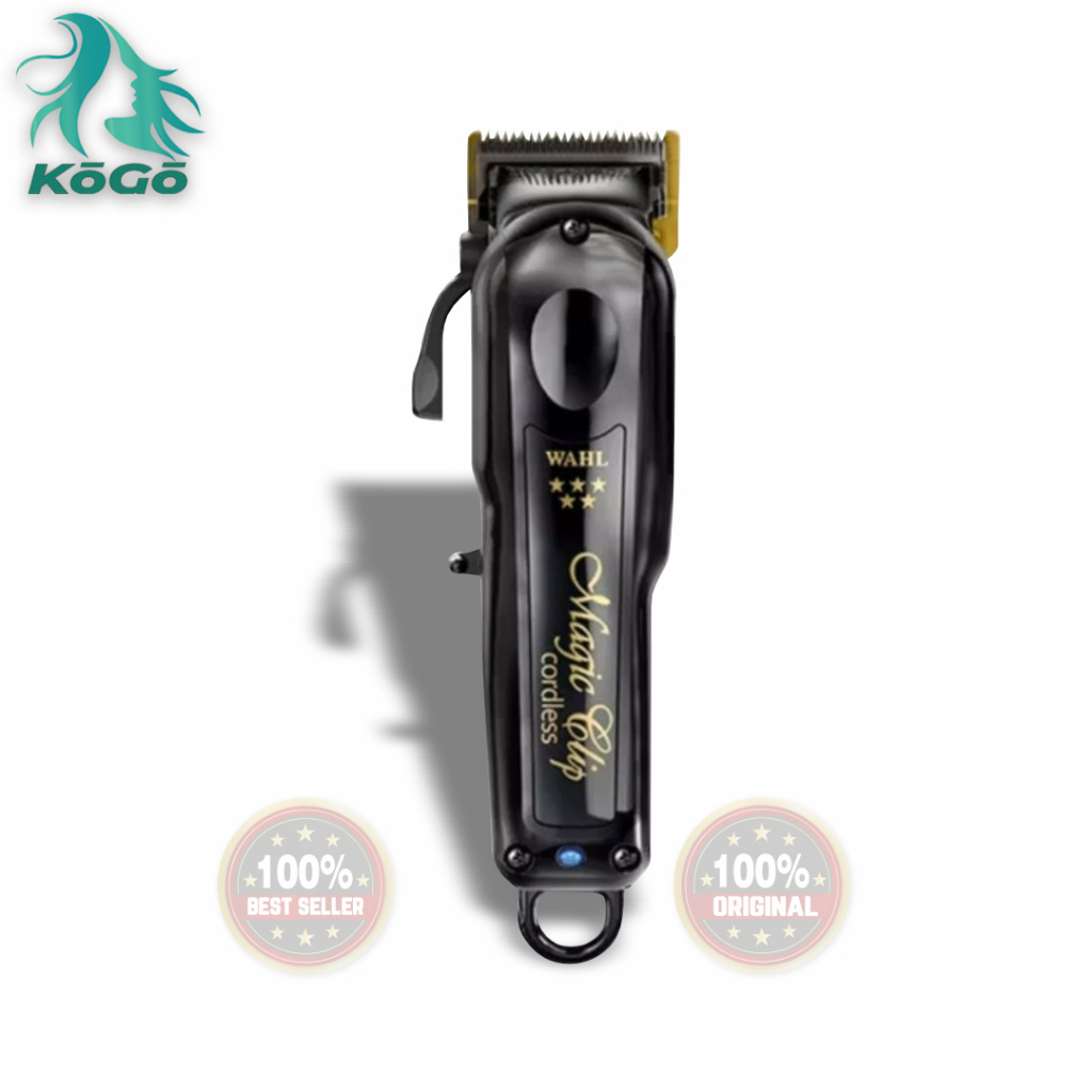 WAHL MAGIC CLIP CORDLESS BLACK ORI CLIPPER / MESIN ALAT CUKUR BARBER