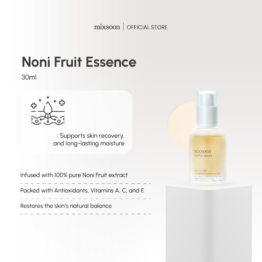 [CLEARANCE NED] MIXSOON Noni Fruit Essence 30ml (READ DESCRIPTION)