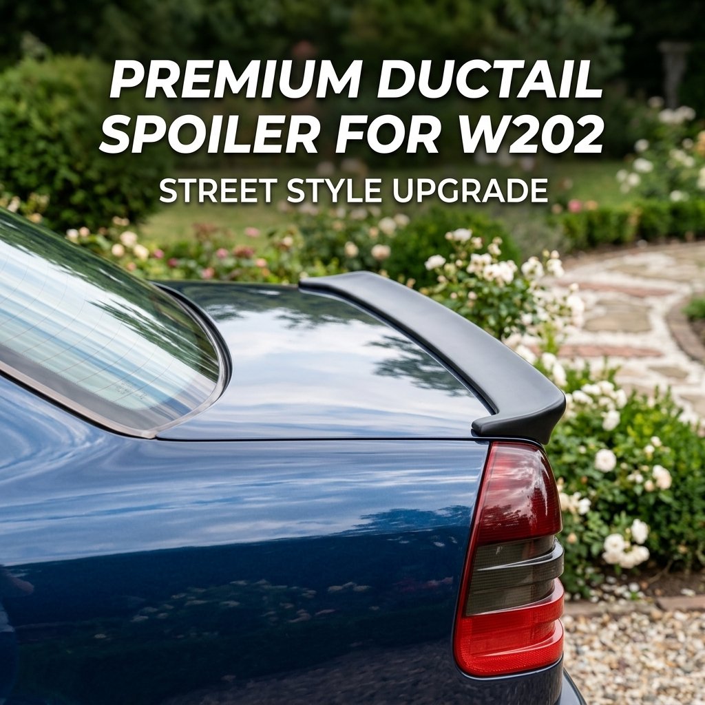 ductail mercedes benz w202 spoiler bagasi mercy w202 ductael