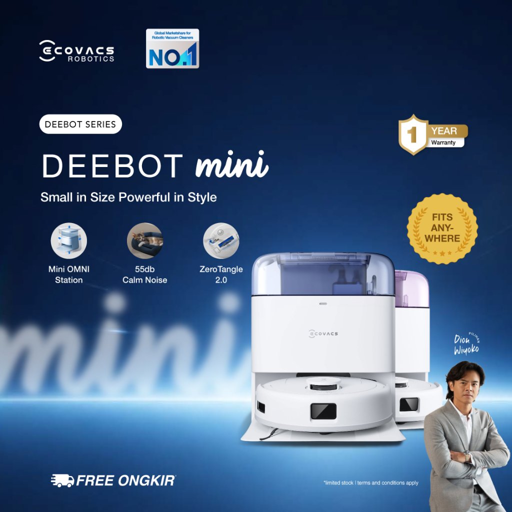 ECOVACS DEEBOT MINI Robot Vacuum Cleaner Compact But Powerful | LDS LiDAR & Line Laser | ZeroTangle 
