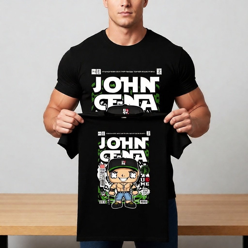 Kaos Baju Tshirt Custom Anak Cowok Cewek Dewasa WWE Smackdown John Cena