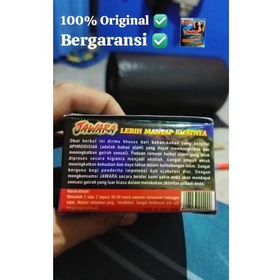 Herbal Jawara Isi 20 Kapsul 100% Bergaransi