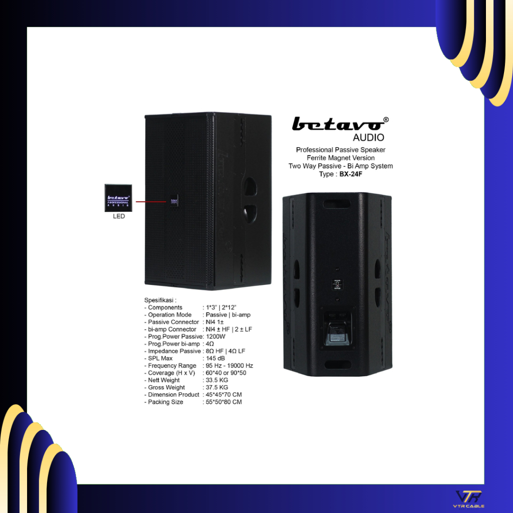 LINE ARRAY BETAVO BX - 24F