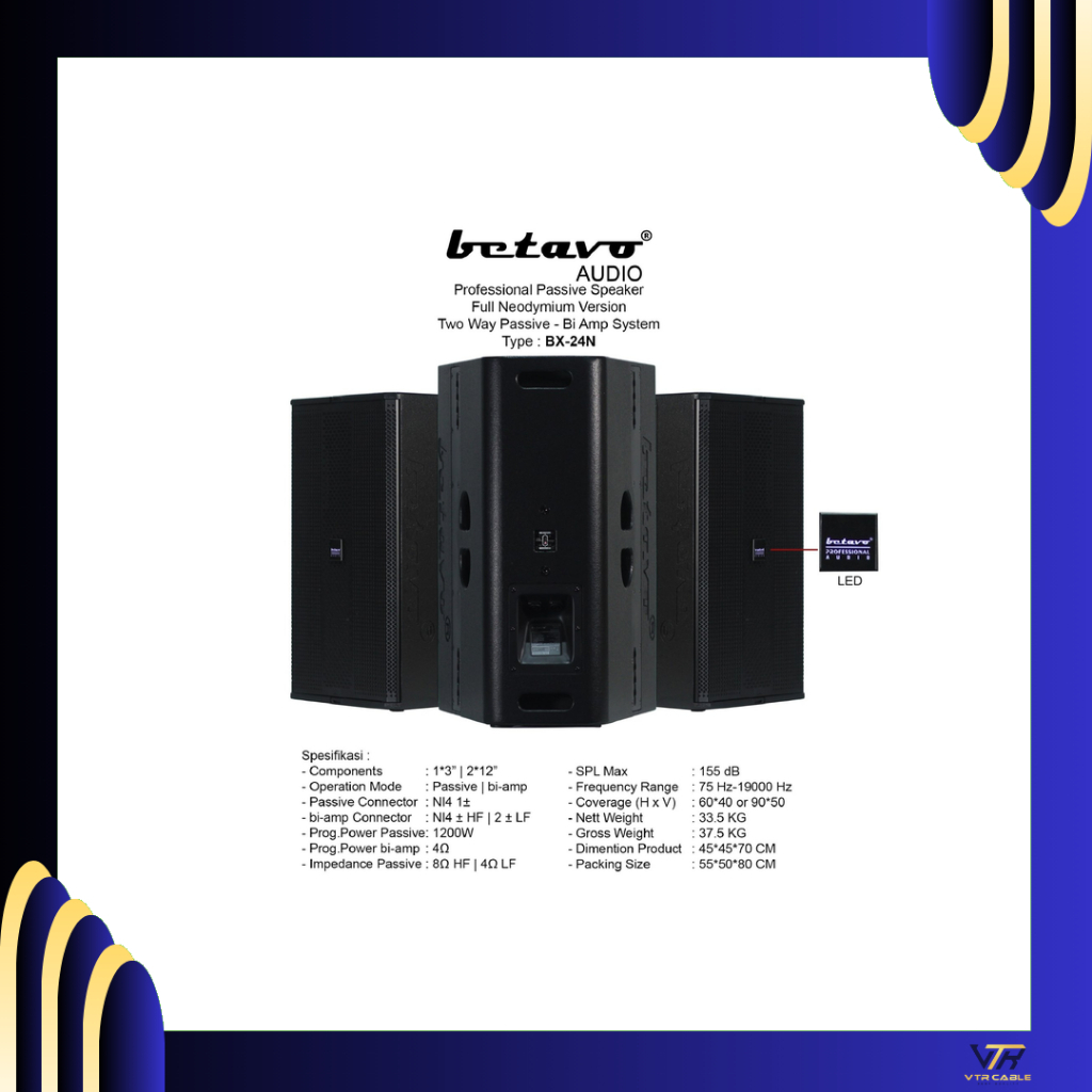 LINE ARRAY BETAVO BX - 24N