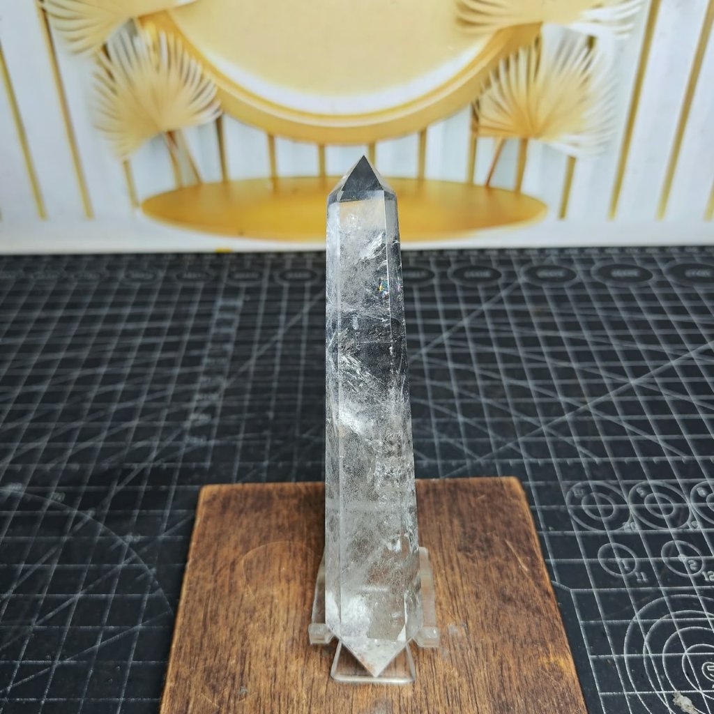 Natural Krystal Clear Quartz Double Point / DT (2) Asli Batu Alam
