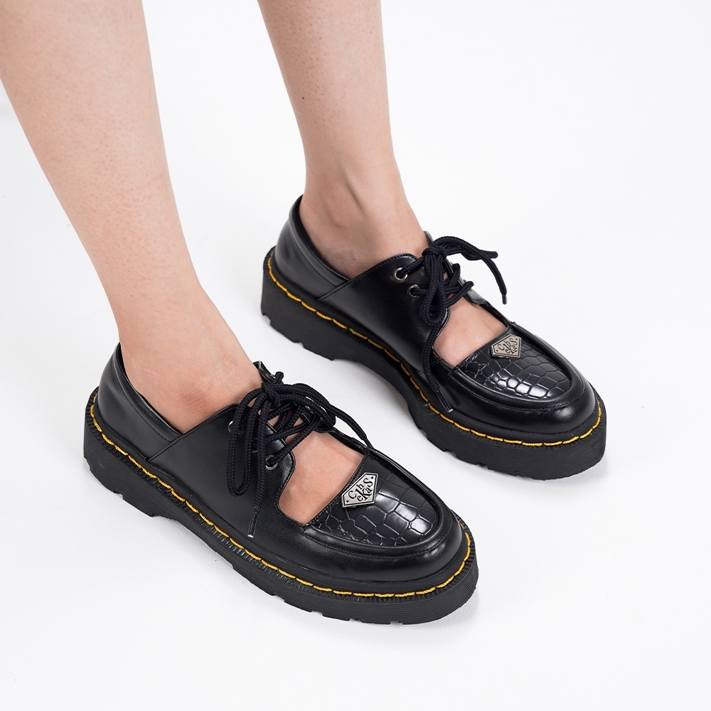 CEKHAS - Kama Black Shoes Loafer Wanita