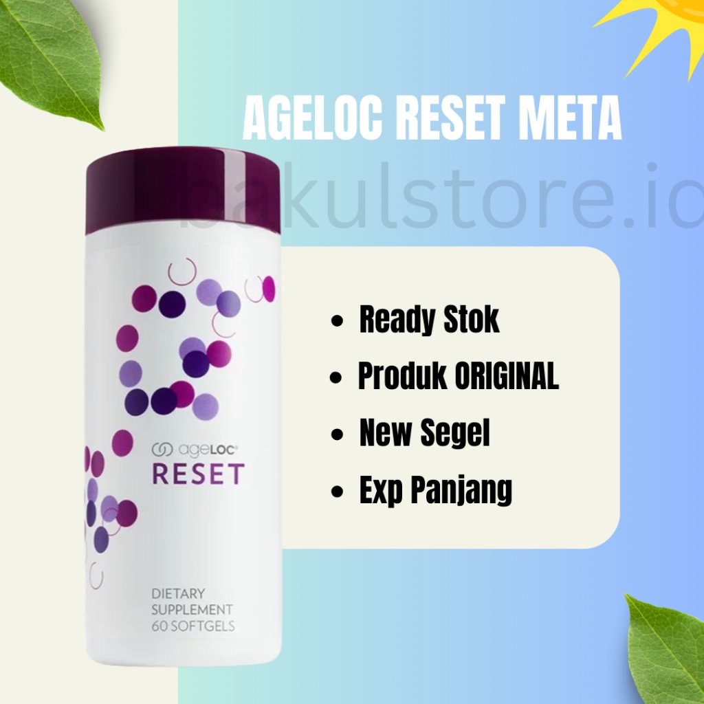Suplemen Reset Agelock Meta isi 60 ED 2027 Original