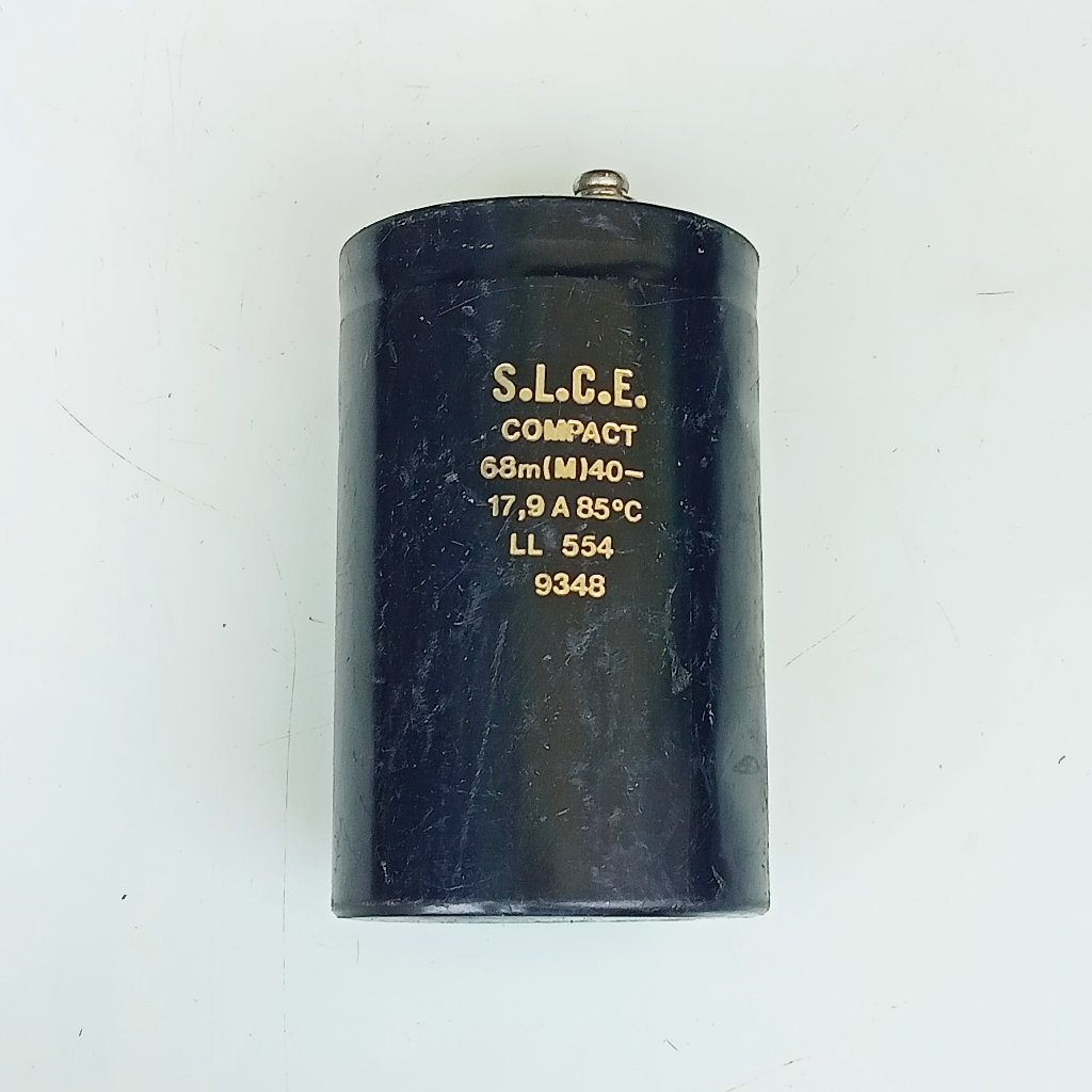 Elko S.L.C.E COMPACT 68m(M) 40VDC / Elco 40V 68000uF / 68.000uF Buatan prancis