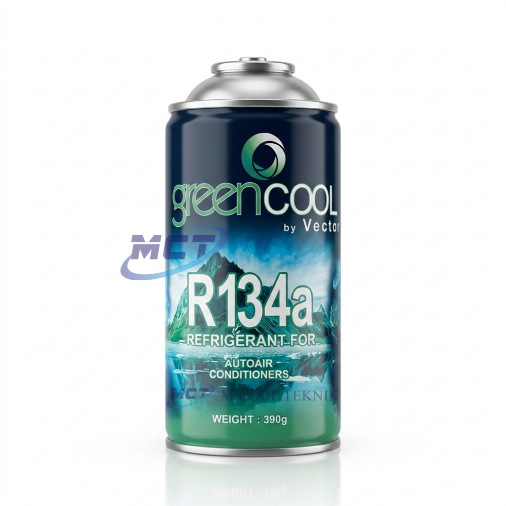 Freon R134a Green Cool Kaleng 1 Dus isi 30 pcs 390 gr | Freon Kulkas dan AC Mobil Refrigerant Refrig
