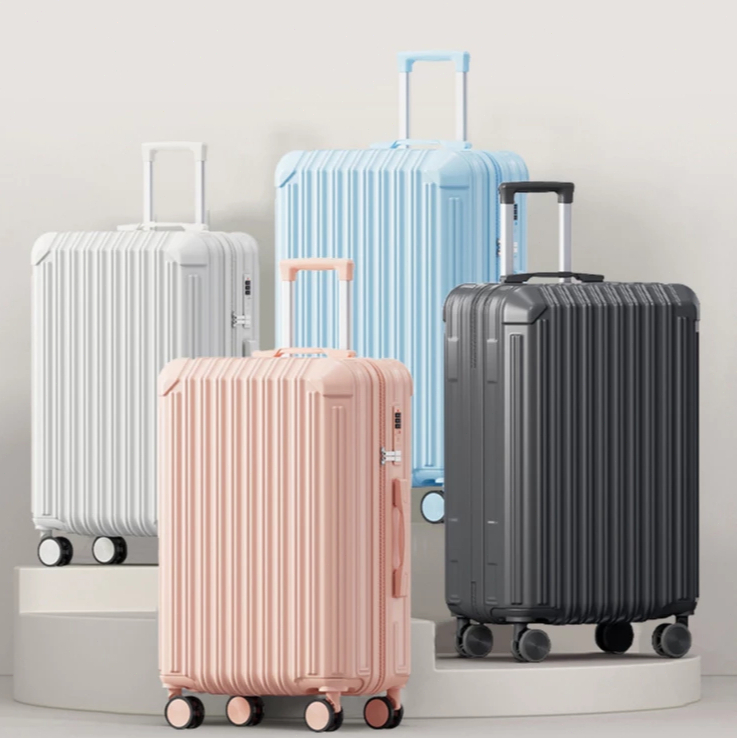 KOVIA-koper president 18/-24 inch murah ABS+PC fashion asli impor koper ringan hardcase senyap