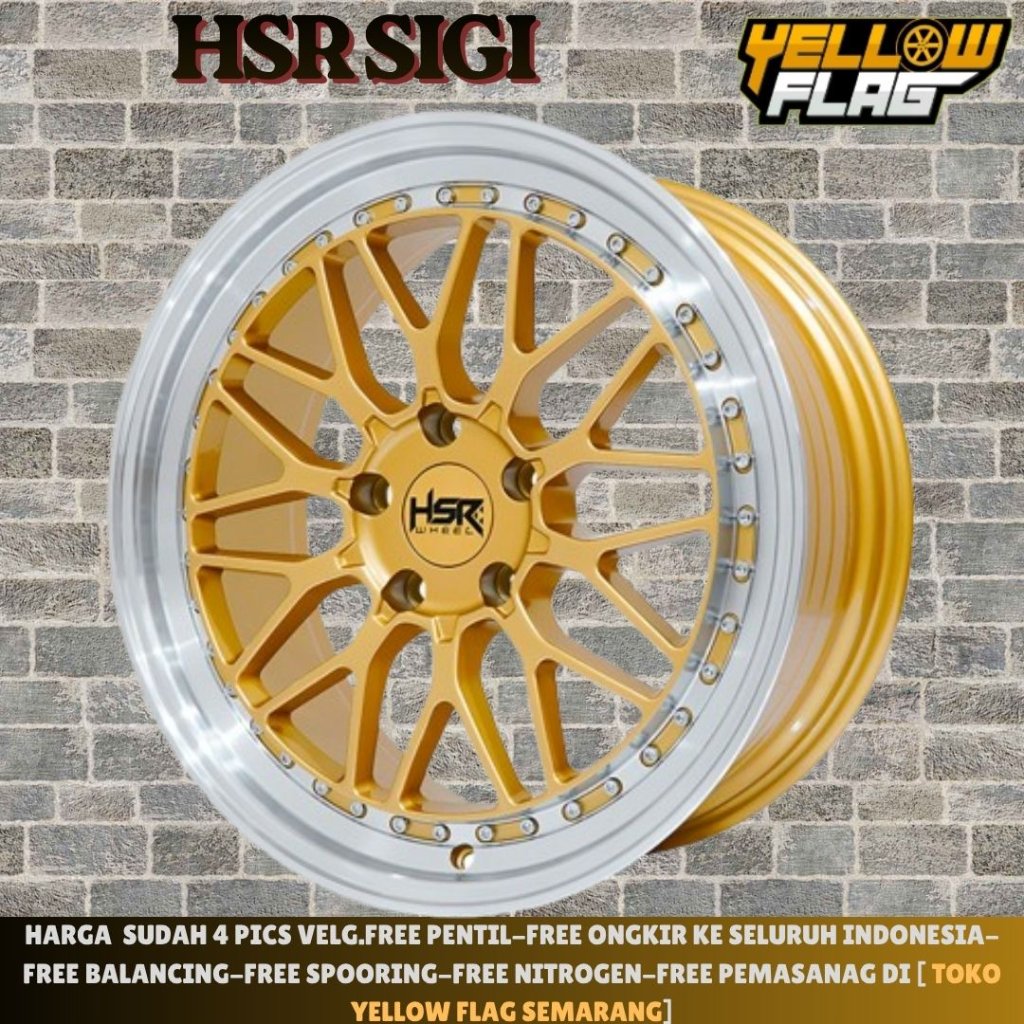 Velg Mobil Ring 19 Model BBS Buat Byd Seal Bmw New Vellfire Prelude Chevrolet Mini Dll HSR SIGI R19