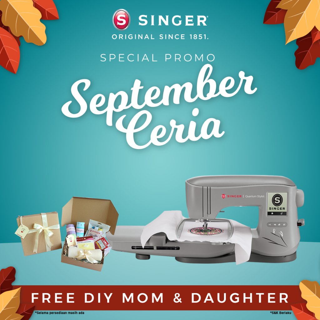 Mesin Bordir SINGER Quantum Stylist EM 200