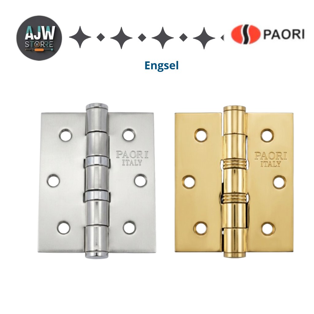 [ PAORI ] Engsel Pintu & Jendela Stainless / Kuningan