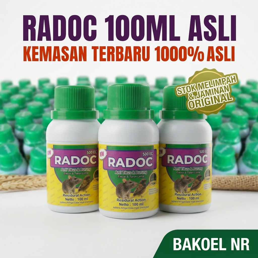 RADOC 100ML RADOC PENGUSIR TIKUS DAN BURUNG/ CAIRAN PENGUSIR TIKUS AMPUH