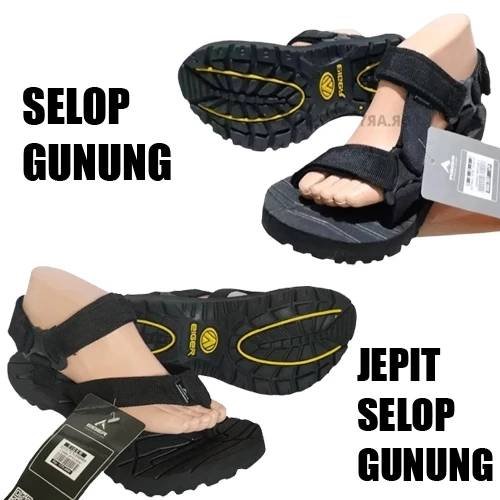 SANDAL EIGER1989 GUNUNG TOMAHAWK SELOP SLIDE TALI BELAKANG TERBARU