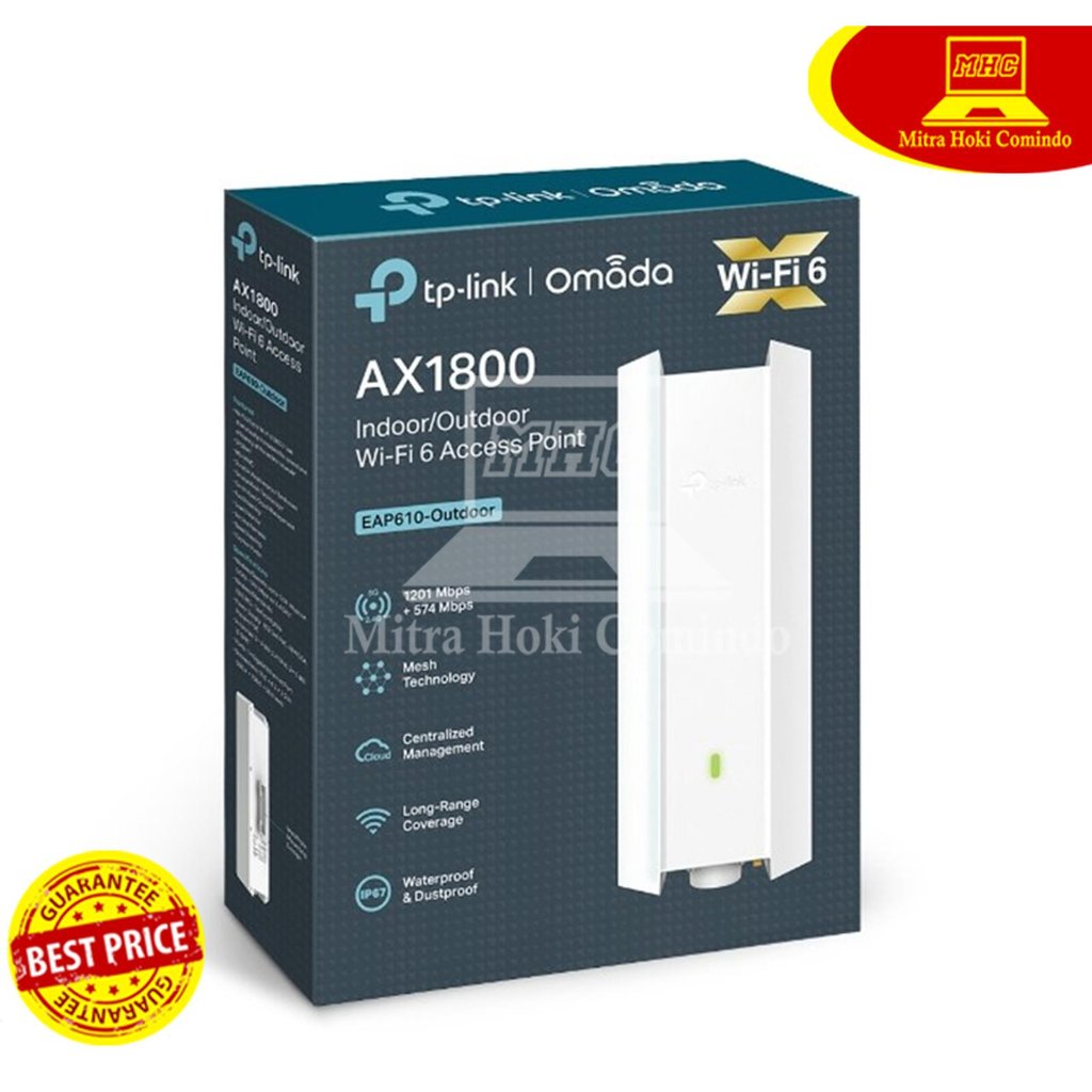 TP-Link EAP610-Outdoor AX1800 Indoor/Outdoor WiFi 6 Access Point TPLINK EAP 610 OUTDOOR
