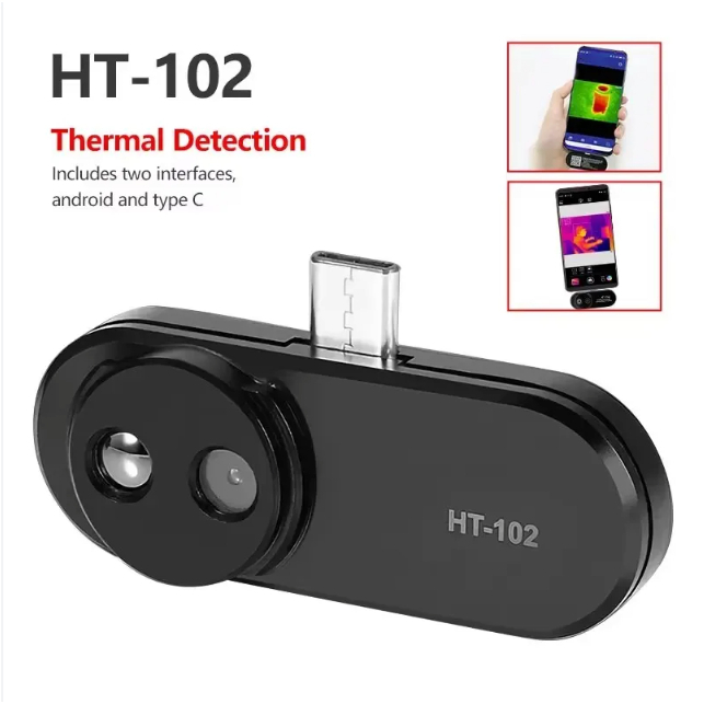 HTI HT-102 Kamera Thermal Untuk HP Android USB-C  | Thermal Imaging 300°C Infrared Detector HT-102| 