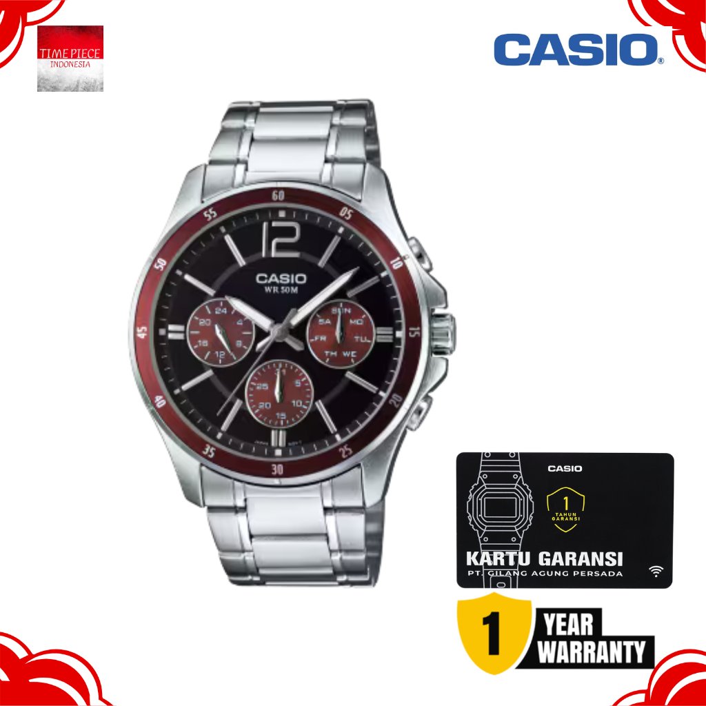 CASIO DIGITAL MTP-1374D-5AVDF / CASIO DIGITAL MTP1374D-5AV ORIGINAL & GARANSI