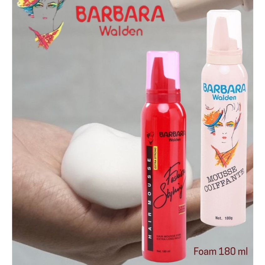 Barbara Hair Foam | Mousse Rambut 180 ml