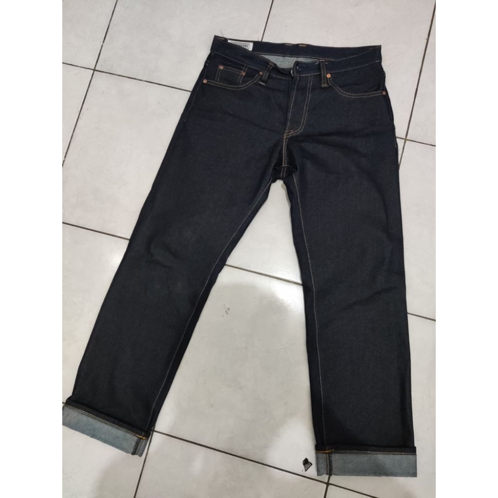 Preloved Denim Goriworks Bladerunner 14oz uk. 32 Slim Straight