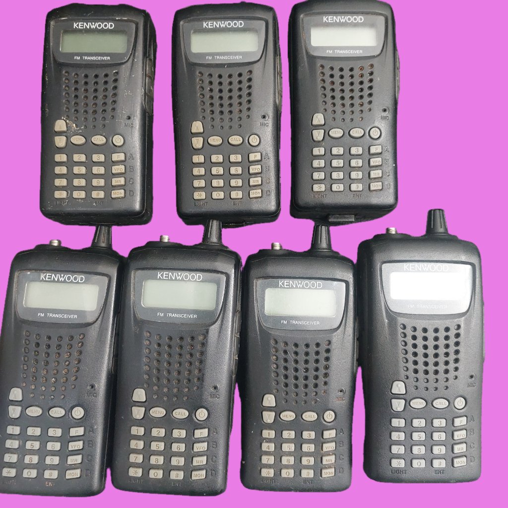 MESIN KENWOOD TH255A UNIT HT KENWOOD 255 A FREKUENSI VHF NORMAL TH-255A BEKAS COCOK BUAT KANIBALAN