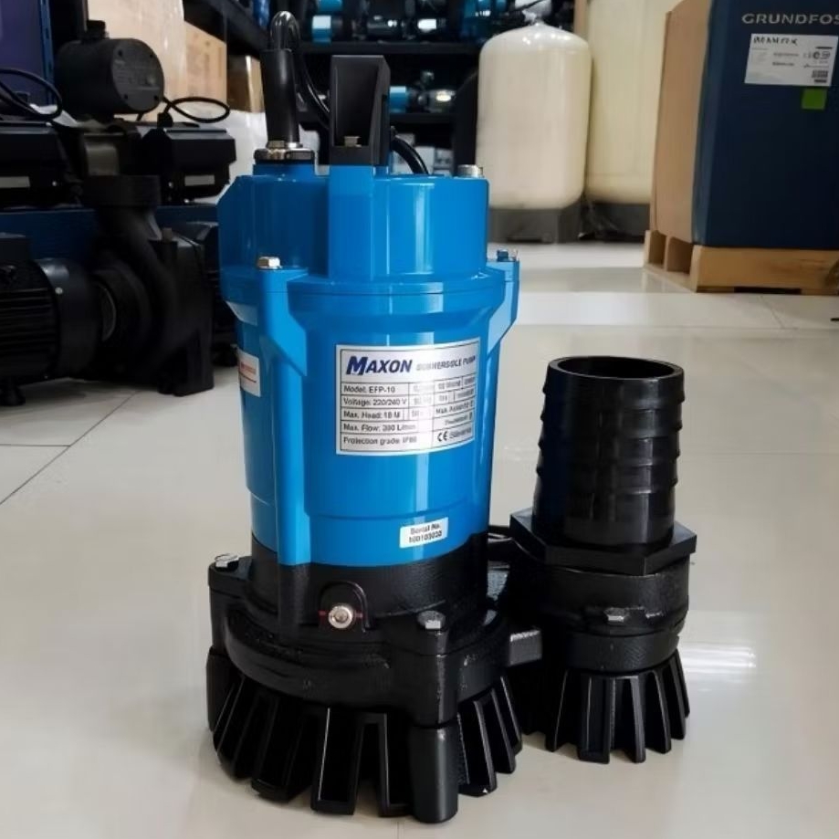 Pompa Celup Lumpur Air Kotor Maxon EFP-05 0.5hp 1phase Otomatis-Manual