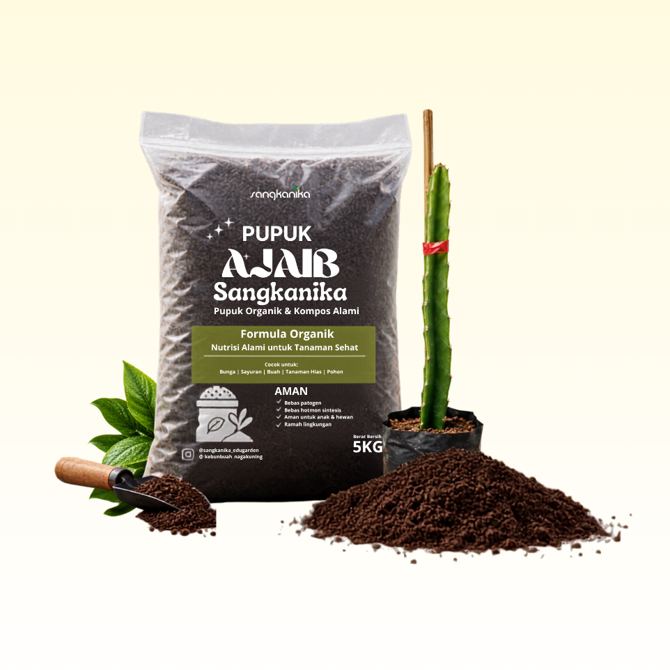 Bundle: Pupuk Ajaib 5KG & Bibit Naga Kuning Golden Isis