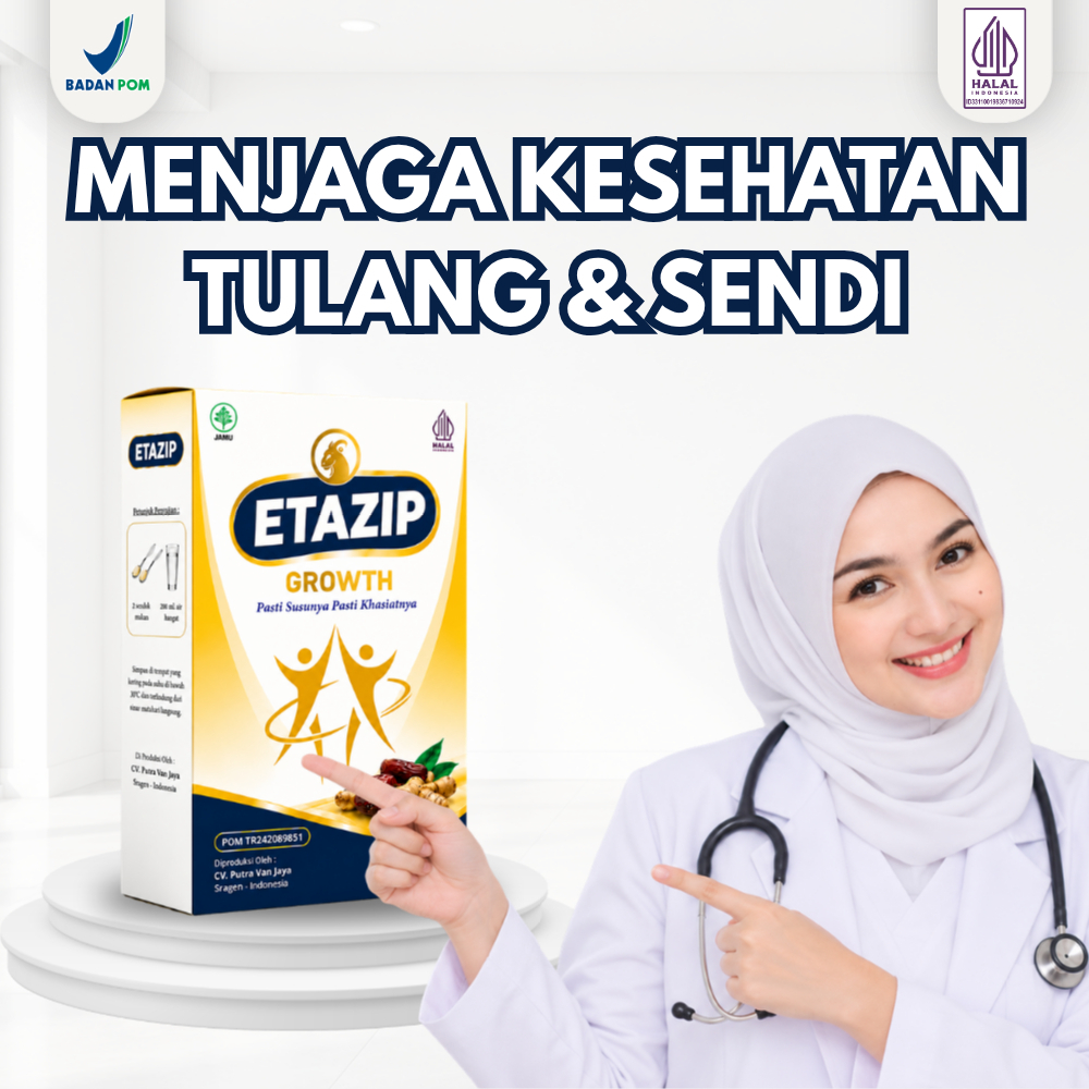 ETAZIP Susu Kambing Etawa Bubuk + Kurma + Jahe | Susu Etawa Herbal