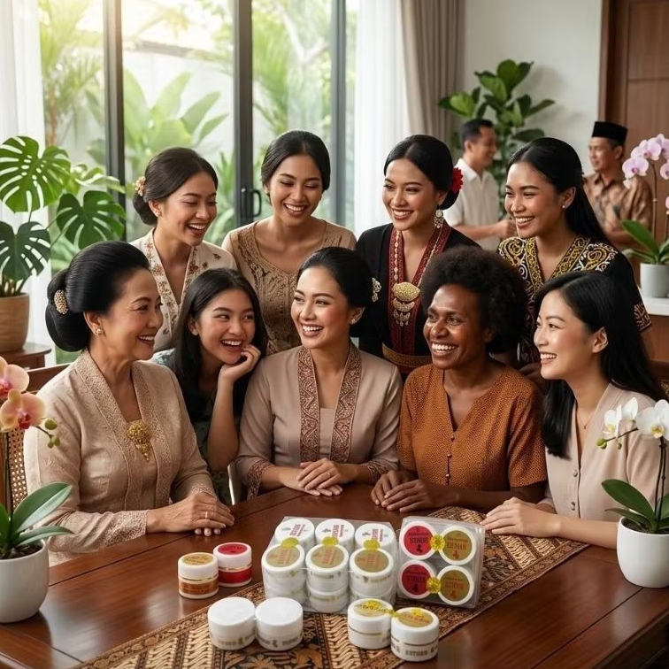 ESTHER AB Bleaching Cream + SM Whitening Cream Paket 6 Set Krim Perawatan Kulit,Paket 6 Set ESTHER A